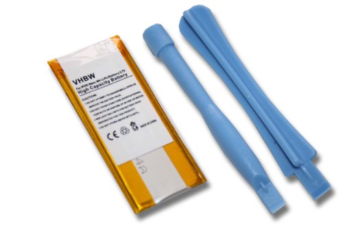 vhbw batera Compatible con Apple iPod Nano 4G 4 generacin 4G 16G 4th 4GB 4th 8GB Reproductor de msica MP3 400mAh 37V polmero de Litio