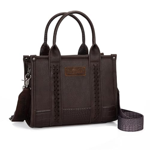 Image of Montana West x Wrangler Tote Bag for Women Western Cow Print Purse Designer Top Handle Handbags