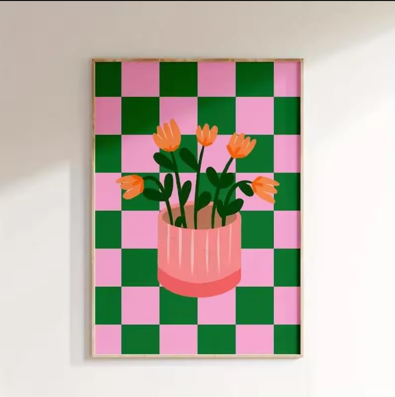Tableau minimaliste moderne sur toile pour créer une atmosphère douce et colorée chez vous