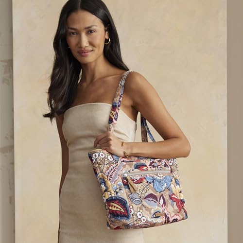 Vera Bradley Performance Twill Small Vera Tote Bag, Botanical Beauty3