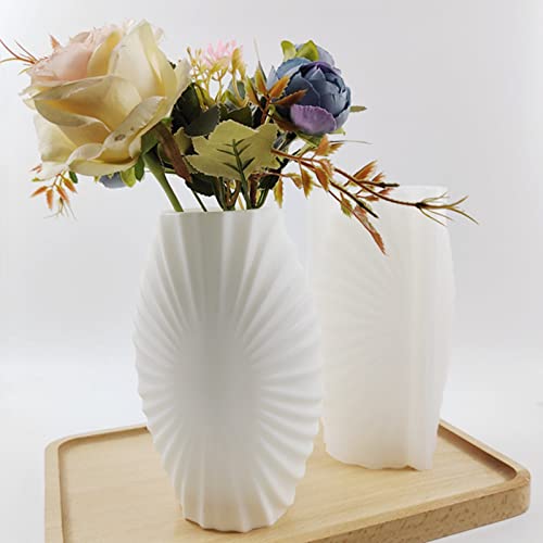 Xidmold Vase Silicone Mold Vase Cement Flower Pot Mould Concrete Planter Vase Mold Resin Casting Mold #TOP4
