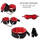 BDSMYOU 23-er BDSMs Set Bondageset Fessel Set,BDSMs Fesseln Sex Set mit Handschellen Sex Bett Augenmaske Peitsche,Analplug Buttplug Anal Dildo Cockring,Nippelklemmen Brustwarzen Dessous Sex Würfel
