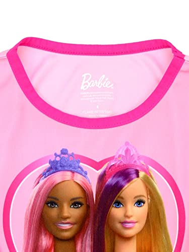 Barbie Girl's Rainbow Dress Up Fantasy Gown Nightgown Pajamas4