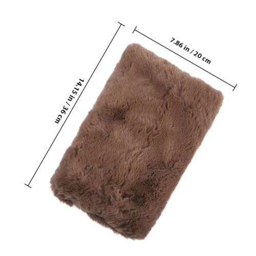Manguitos de pelo sintético tubular para mujer pack de 2 unidades 2