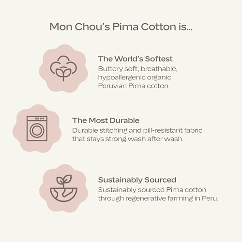 MON CHOU Organic Cotton Baby Pajamas - Ultra Soft Baby Footie Pajamas - 100% Pima Cotton PJ’s - Luxury Newborn Sleepers4