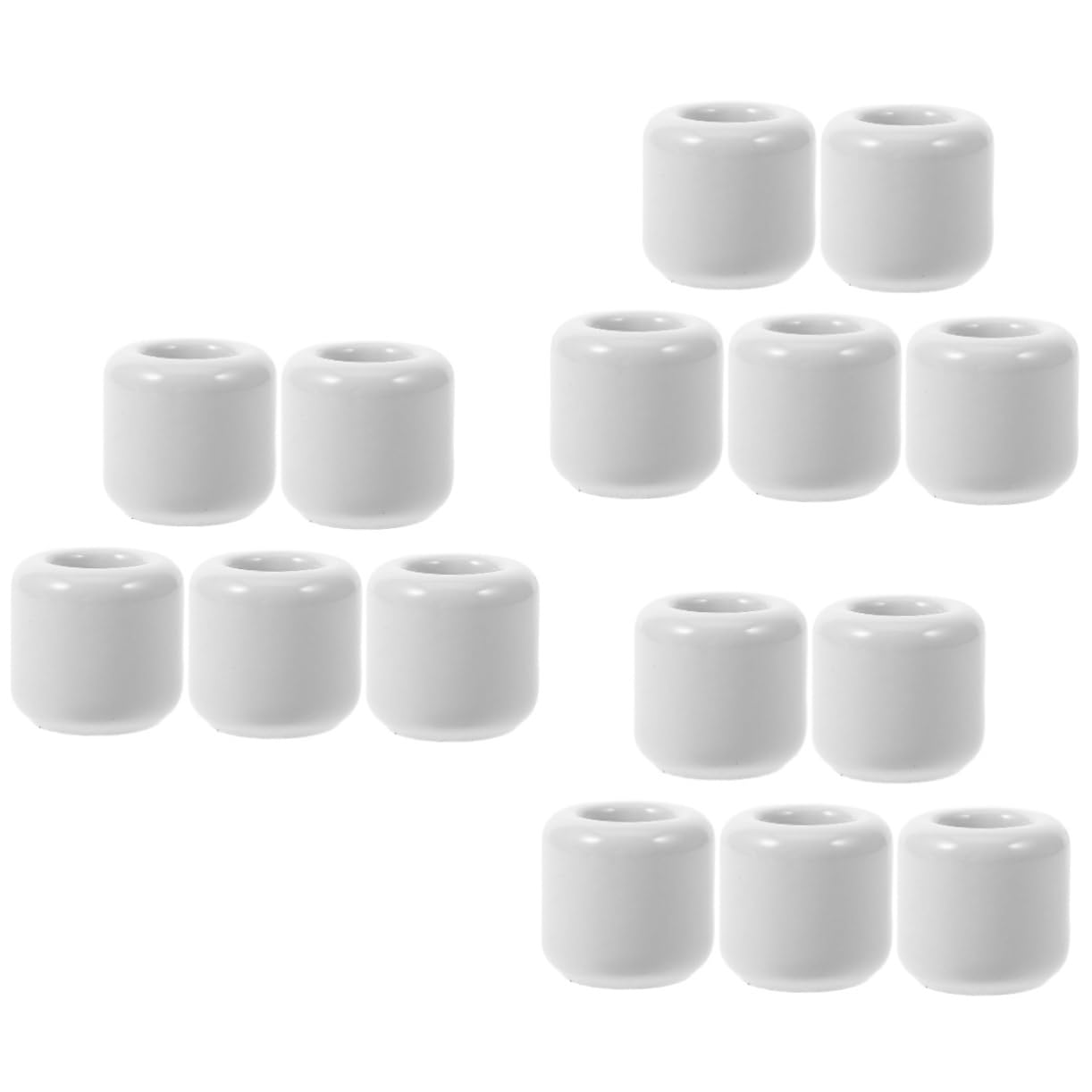 PRETYZOOM Portacandele Decorativo Da Tavolo 3 Set Mini Portacandele in Ceramica Per Campanelli E Candele Per Matrimonio 5 Pezzi * 3
