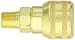 Eaton Hansen 3100E Brass 3000/4000/5000/6000 Series Industrial Interchange, Coupler Socket, 1/4