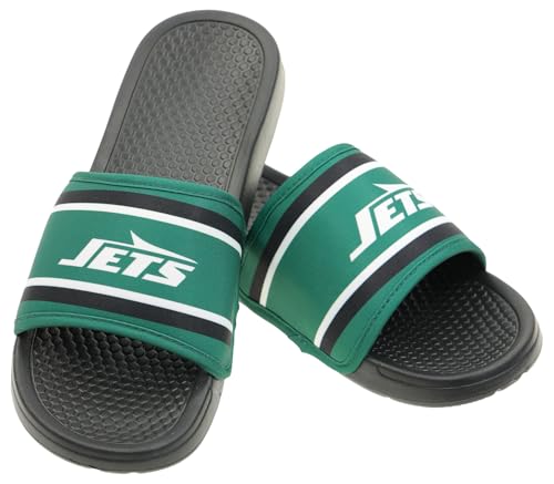 Image of FOCO NFL Team Printed Slide Sandals - Officially Licensed Football Fan Footwear for Comfort & Style