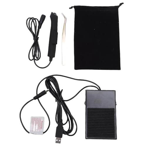 Luz de Pestañas UV para Extensiones de Pestañas, Lámpara de Pestañas UV de 3.5W 395-400 Nm con Interruptor de Pedal de Pie, Lámpara de Extensión de Pestañas LED para Curar