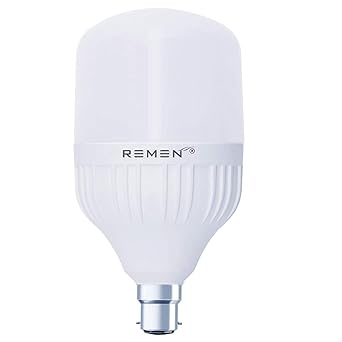 REMEN B22 30 Watt LED Bulb, High Wattage Jumbo Led Bulb 30W Cool Day Light (White, Pack of 1)