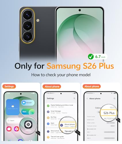 Image of FNTCASE for Samsung Galaxy S26+ Plus Case: [Fit for Magsafe] [Full Camera Protection + Screen Protector] Translucent Matte Military Grade - Shockproof Protective Phone Cover for S26 Plus - Green