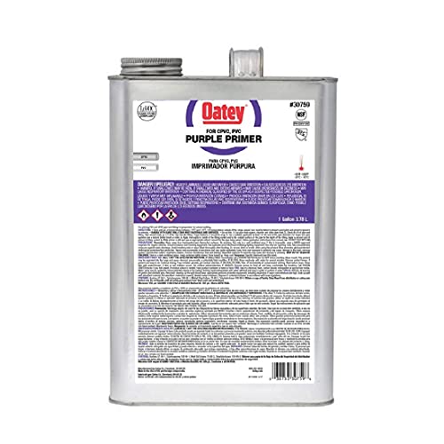 PVC Primer,Purple,128 oz.