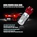 Antline Extremely Bright 3157 3156 3156A 3057 4057 4157 3057LL 3457 3157K 21-SMD 1260 Lumens LED Bulb Replacement Brilliant Red for Car Brake Tail Turn Signal Blinker Lights Bulbs (Pack of 4)