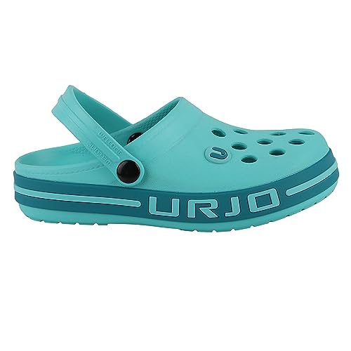 Image of URJO Streak Kid's Clogs /Sandals with Adjustable Back Strap Ultra Soft & Flexibility Anti Skid Comfortable Waterproof Daily Mules Clogs /Sandals Boy's & Girl's