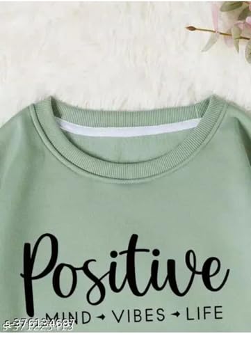 Image of Women Oversized Baggy Sweatshirt, Cotton Broken Heart Print