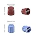 AC Valve Caps for Car Air Conditioner,13mm & 16mm A/C Service Port Caps,5Pcs Red High Side and 5Pcs Blue Low Side