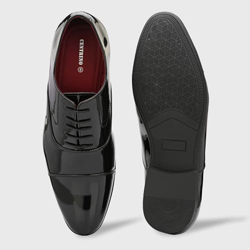 Image of Centrino Men's Formal Shoes |Premium Craftsmanship & Durable Build |Stylish & Elegant Design | Lace-Up Design with Cushioned Insole for Comfort |Craftsmanship for All-Day Elegance (9746)