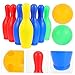 YARNOW Educational Bowling Ball Set for Toddlers Cm Plastic Safe Multiplayer Game Kit