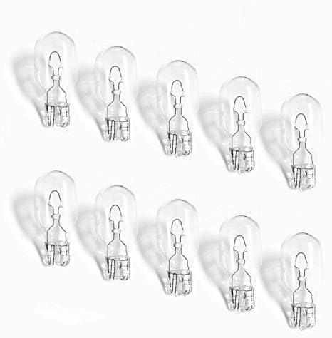 TP ETOPLIGHTING 10-Pack T5-12V-12W, T5 Wedge Base Replacement Bulb, 12 Volt 12 Watt Low Voltage, T5-12V-12W(10), APL2178