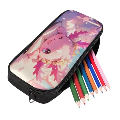 Ystardream Aesthetic Axolotl Elementary School Backpack for Girls Backpack with Lunch Box Set of 4 School Backpacks Matching Combo for Girls - Funny Bookbag and Pencil Case Bundle 7Th Grade Kids4