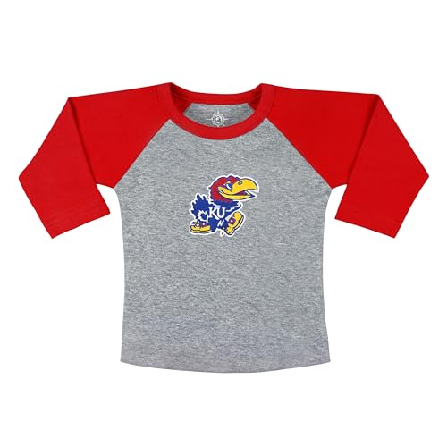 College Baby NCAA Infant and Toddler Baseball Shirt Raglan 3/4 Length Sleeve