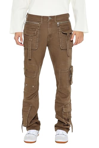 Forever 21 Men's Mid-Rise Utility Cargo Jeans2