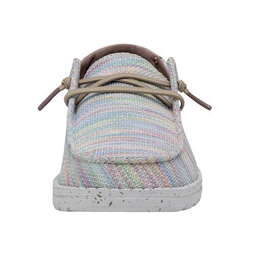 Image of HEYDUDE Women's Wendy Chambray | Women's Shoes | Women's Lace Up Loafers | Comfortable & Light-Weight