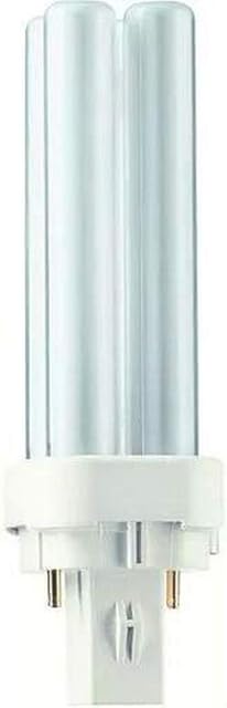 Philips Master PL-C 10W Compact Florescent Bulb Warm White (3000k) 2 Pin, G 24d-1, 10 W, 830 warmweiss