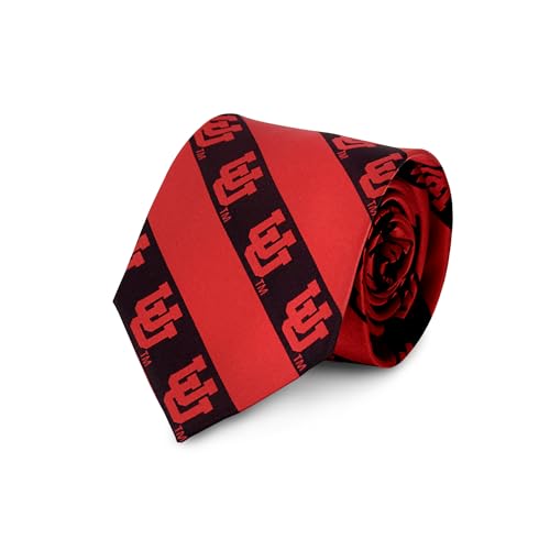 Fan Frenzy Gifts UTAH Men's Athletic Tie Officially Licensed University of Utah Utes Tie | NCAA Sports Ties for Men | Machine-Washable Neckties Made of Microfiber