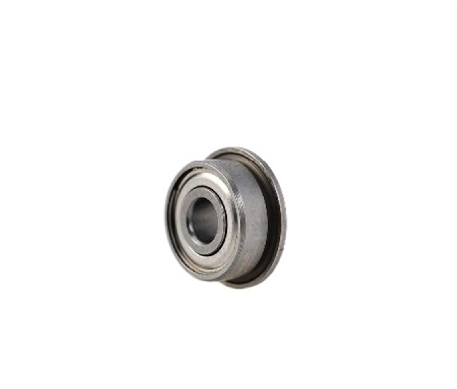 VSPPJYFG Bimetal Seal Shield Micro deep Groove Bearing 10pcs FR133ZZ 3/32" X3/16 X3/32mm Flanged Miniature Bearing