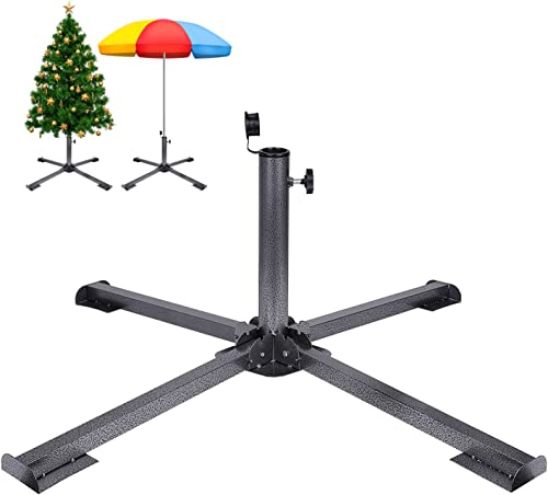 نوايو حامل قاعدة مظلة فناء قابل للطي، دعامة حامل مظلة من الح...