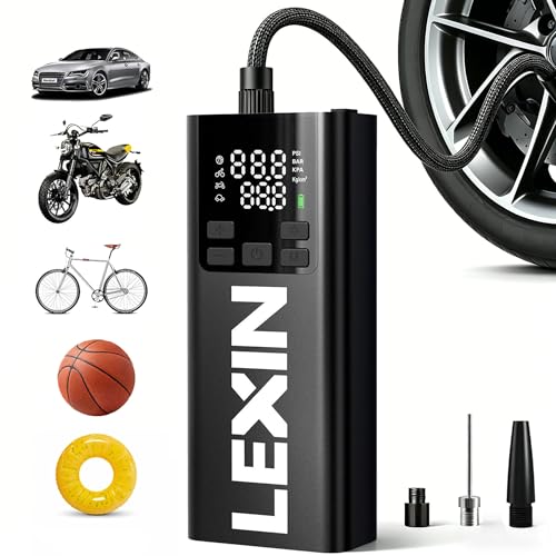 LEXIN P5 Tire Inflator Portable Air Compressor, 150PSI Elect...