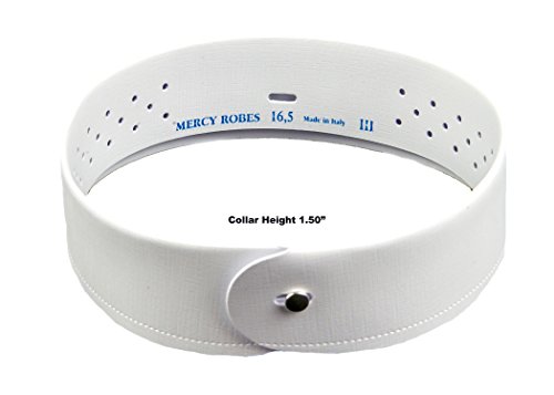 SOFT BISHOP/PASTOR CLERGY COLLAR #3 (1.50 inch) (14.5" Neck)2