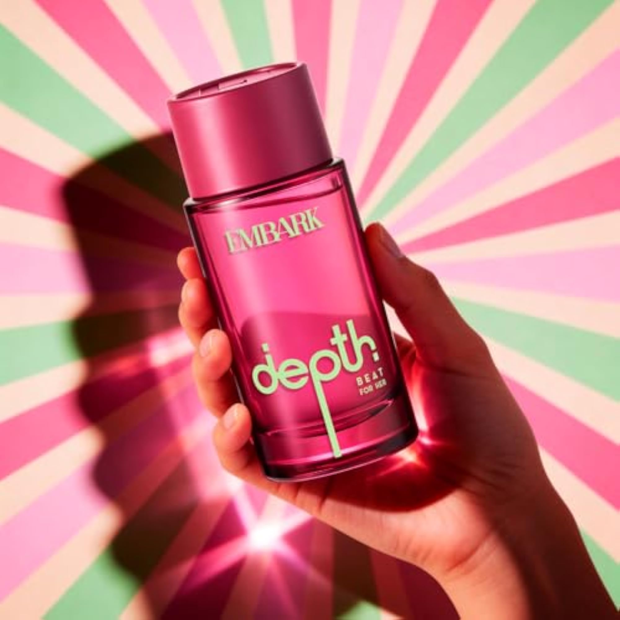 Women's Depth Beat Eau de Parfum, Oriental Fruity Fragrance, 100ml