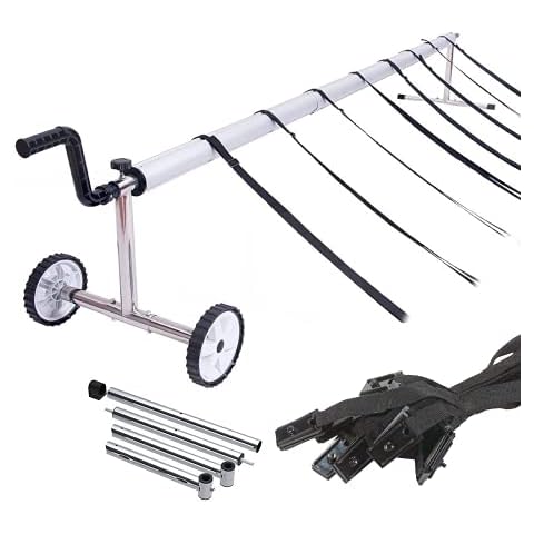 PisciHogar Enrollador Manta Térmica para Piscina Cover