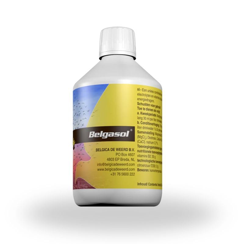 Genérico vitaminas para pajaros y Palomas- Belgica de Weerd - 1 litro