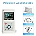 Veterinary Pulse Oximeter, Handheld Digital Animal Pulse Oximeter Equipment for Pet Dog and Cat Tongue Probe, Easy to use and Accurate Monitor