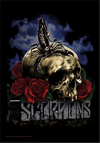 Global Merchandising Scorpions Drapeau de Londres Crow Poster en tissu