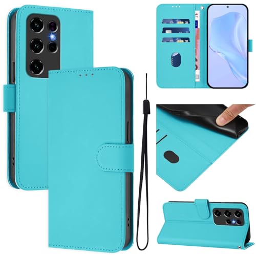 �X�}�z�P�[�X �Ή��@�� for Oukitel C2 �t���b�v�X�^���h�J�[�h�X���b�g [PU���U�[ + �V�F��] LakeBlue