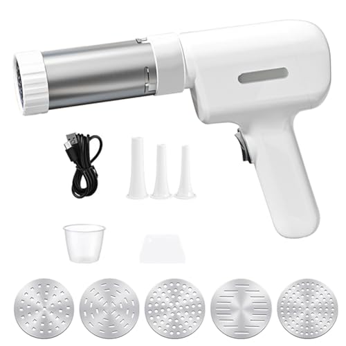 Electric Pasta Maker Portable Handheld Pasta Maker Household All-in-one Wireless Noodle Press Pasta Machine With 3 Filling Tubes Italian Noodle Machine With Molding Mold And Cut Machine