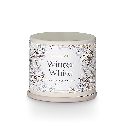 Image of Illume Demi Vanity Tin Candle, Winter White