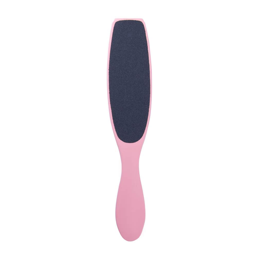 Beauty & Care 20 Tipo 3 Lima de pie de madera (grano 100/180) – Herramienta de pedicura de aliso natural recto con elegante cubierta rosa para alisar y pulir 2