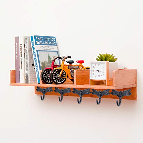 Ajaa Set Of 4 Dragonfly Hooks For Coat Robe Towel Oil Rubbed Bronze #TOP5