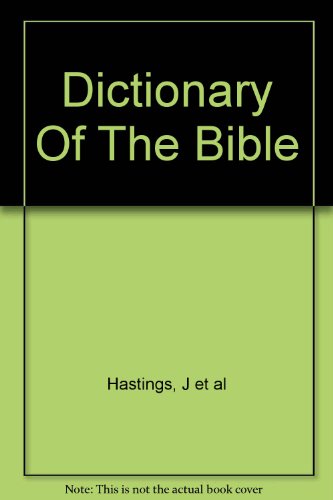 Dictionary of the Bible 0567062015 Book Cover