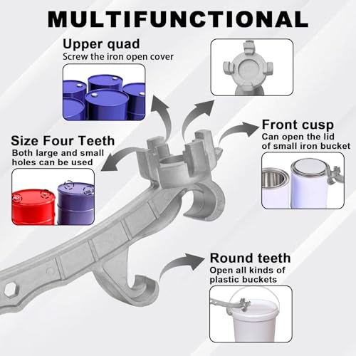 Shdzzdzswy GLL25 55 Gallon Drum Pump Kit: Includes Aluminum Drum Wrench thumb #2