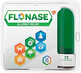 Flonase Allergy Relief Nasal Spray, 24 Hour Non Drowsy Allergy Medicine, Metered Nasal Spray - 72 Sprays