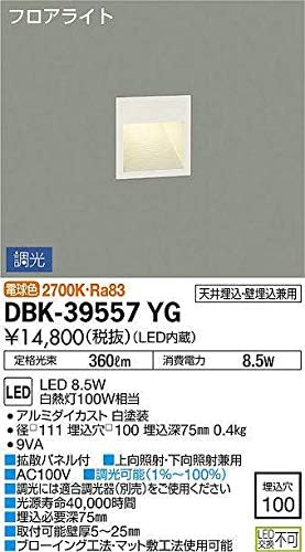 大光電機 DAIKO LEDブラケットライト LED内蔵 LED 8.5W 電球色 2700K 天井埋込・壁埋込兼用 電気工事必要
