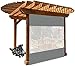 FLSXC Pavillons Balkonvorhänge - Durchsichtige Pergola-Seitenwände wasserdichte PVC-Plane Zum Garten Pergola Vorbau, Anpassbar (Color : A, Größe : 3.28x2.62ft/1x0.8m)