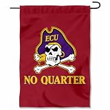 East Carolina Pirates No Quarter Garden Flag