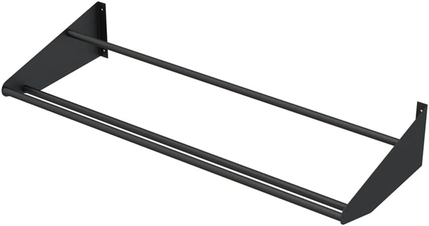 Ultra Display Row Wine Rack (Holds 12 Bottles) - Wall Mounted Metal Wine Rack, Modern Industrial Matte Black, Expanding Modular Design for Home Bar, Wine Cellar, Kitchen Wine Storage, and Wine Display